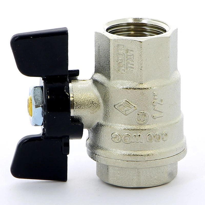 Кран шаровой усиленный ВВ  1/2" (бабочка) Bugatti