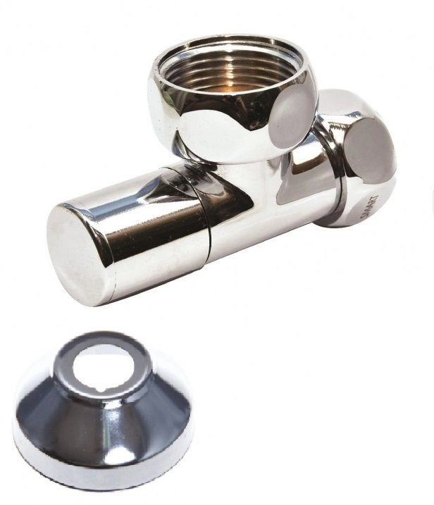 Кран угловой, колпачок 1"х3/4" г/г с отражателем SMART