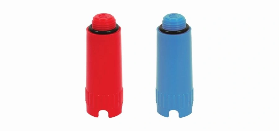 Заглушка для фитингов 1/2 80 мм красная HENCO