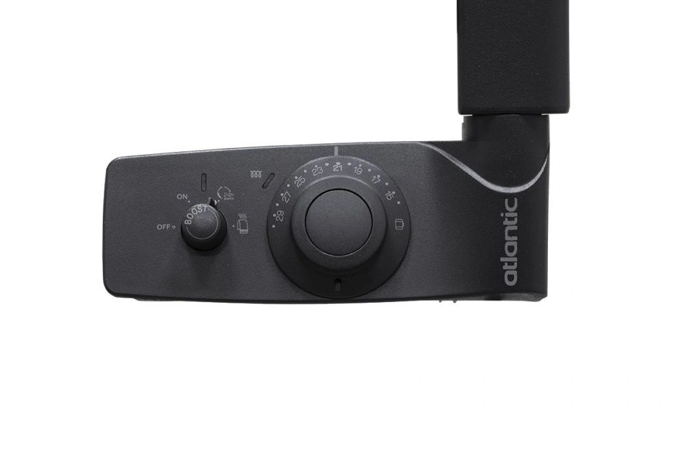 Полотенцесушитель электрический 2012, 1248х400х100, 500Вт, антрацит, Atlantic