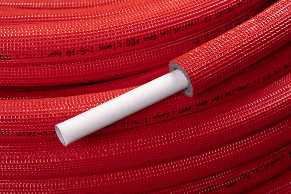 Труба 16х2.0 SOLID ISOLINE красная 6 PE-RT II/Al/PE-RT II K-Flex (бухта 25 м)