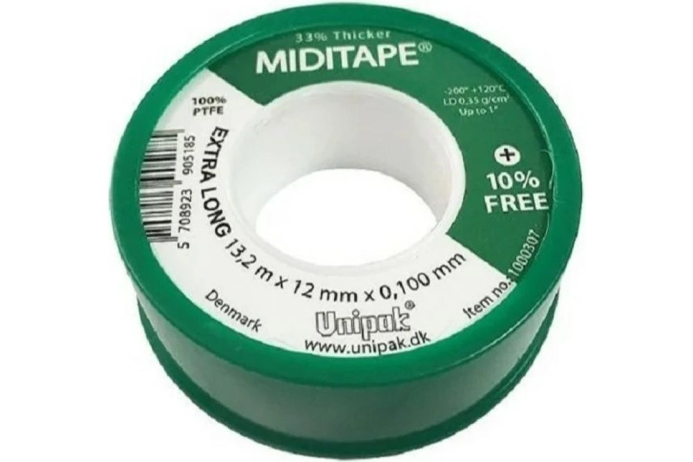 Фум-лента (12х0,1мм) 13.2м, MIDITAPE Фум-лента (12х0,1мм) 13.2м, MIDITAPE
