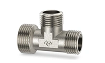 Тройник переходной НР 3/4х1/2х1/2 (никель) Varmega