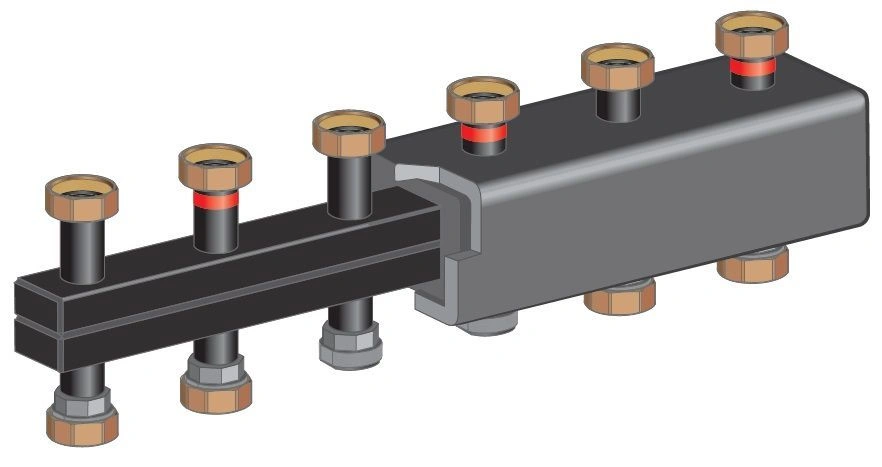 Распределительный модуль на 3-5 отопительных контура МСН до 85 кВт Huch 
