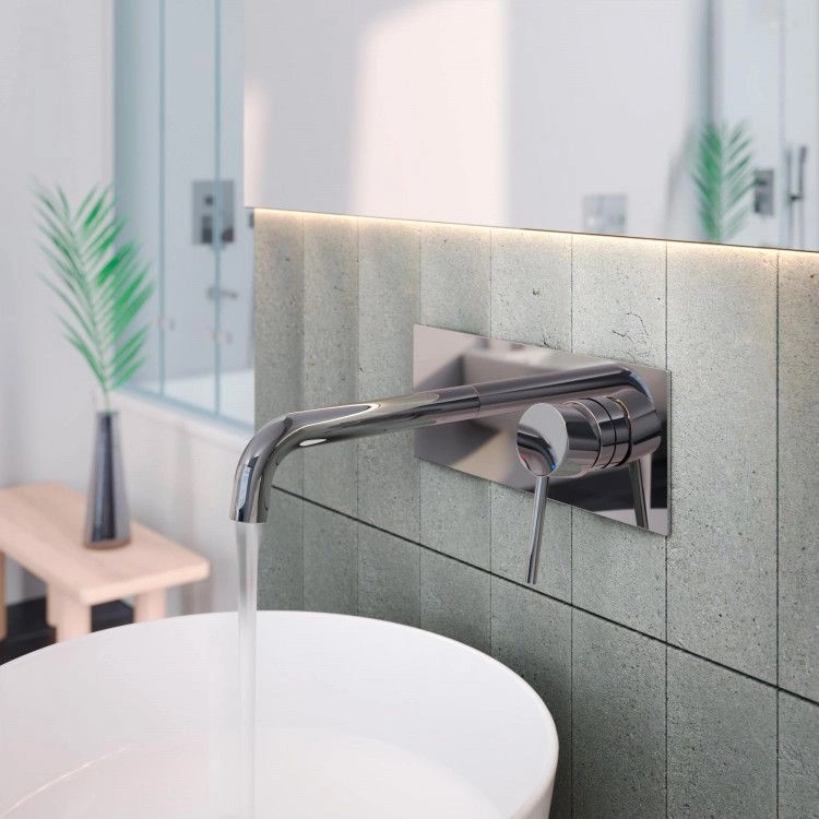 Смеситель для раковины скрытого монтажа VENTAS R совместный, хром, BERGES