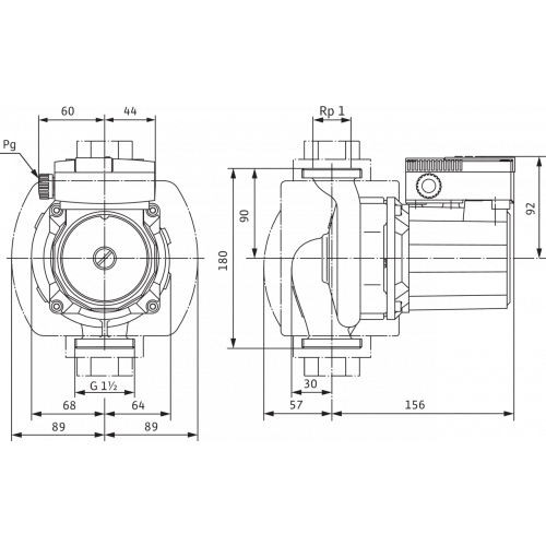 Насос TOP-S 25/13 DM PN6/10  WILO