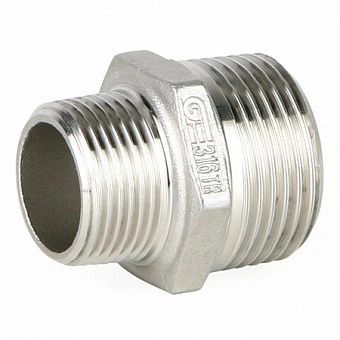 Ниппель переходной Н-Н DN 1 1/4 /DN 3/4, PN20, нерж. сталь AISI316