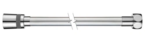 Шланг душевой 1.5м (PVC) ПВХ усиленный, серебристый, RAGLO 