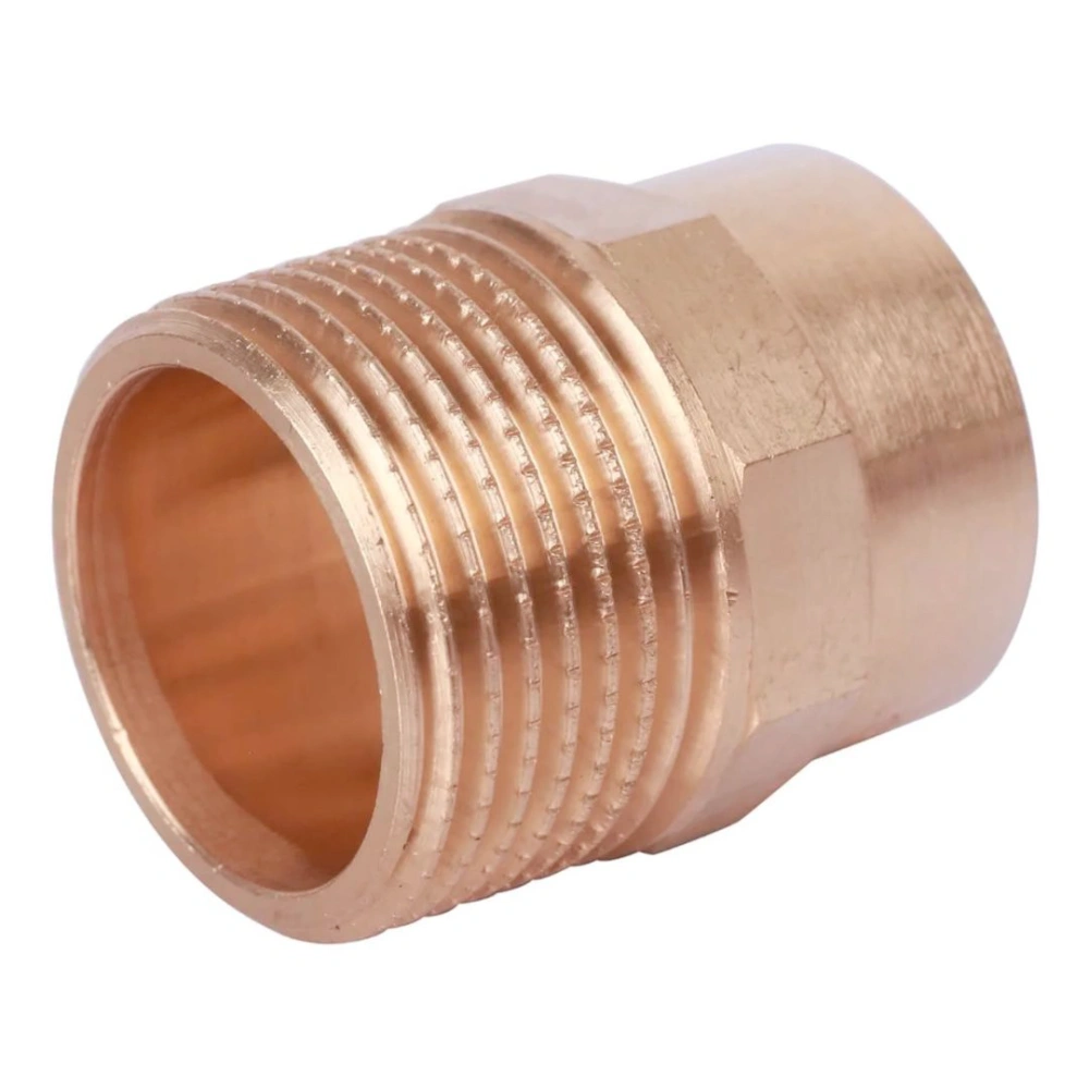 Муфта переходная НР-пайка 18х3/4" медная Hailiang