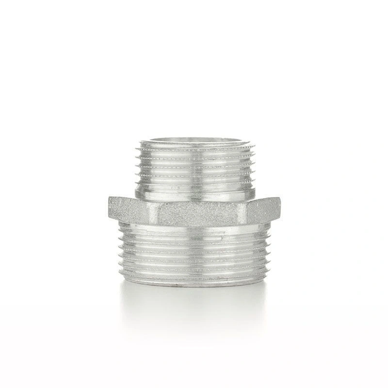 Ниппель переходной  НН  1/2х3/4 TIN (олово) Elsen