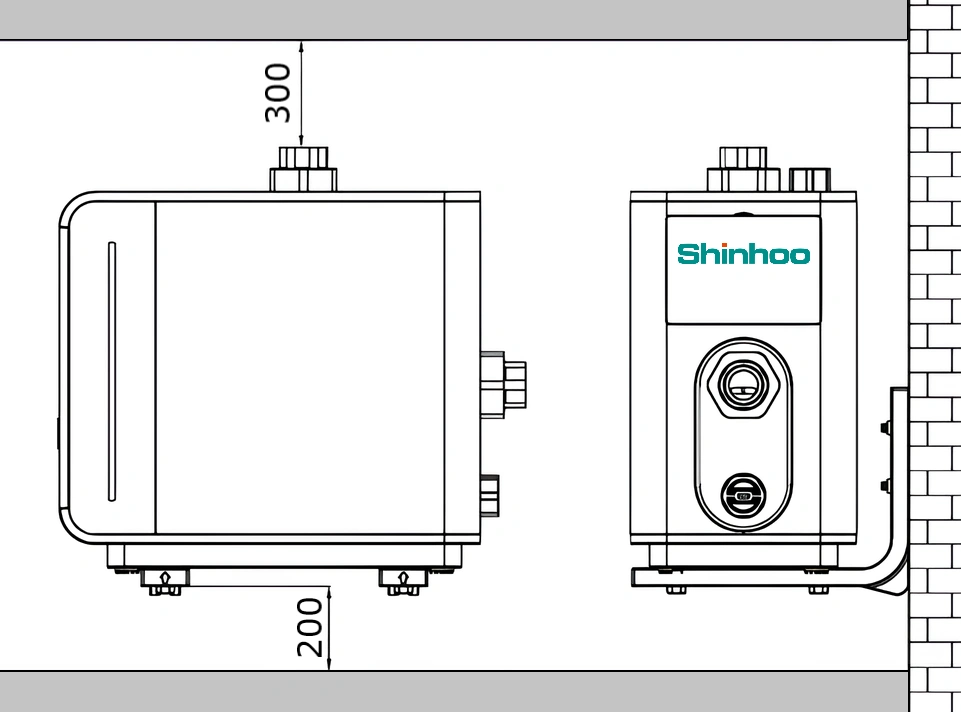 Комплект настенного монтажа AQUAMASTER Shinhoo