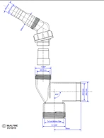 Элемент монтажный для пищевого измельчителя 11/2 McAlpine