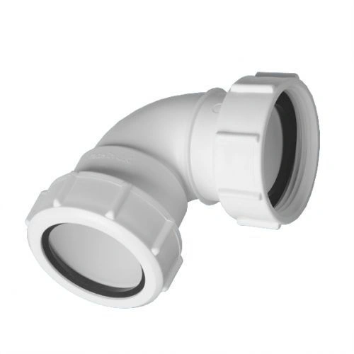 Отвод 90гр (40мм х внутр 1.5) белый McAlpine