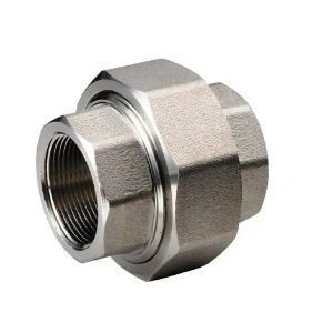 Сгон прямой (американка)  1/2" ВВ никель Gappo