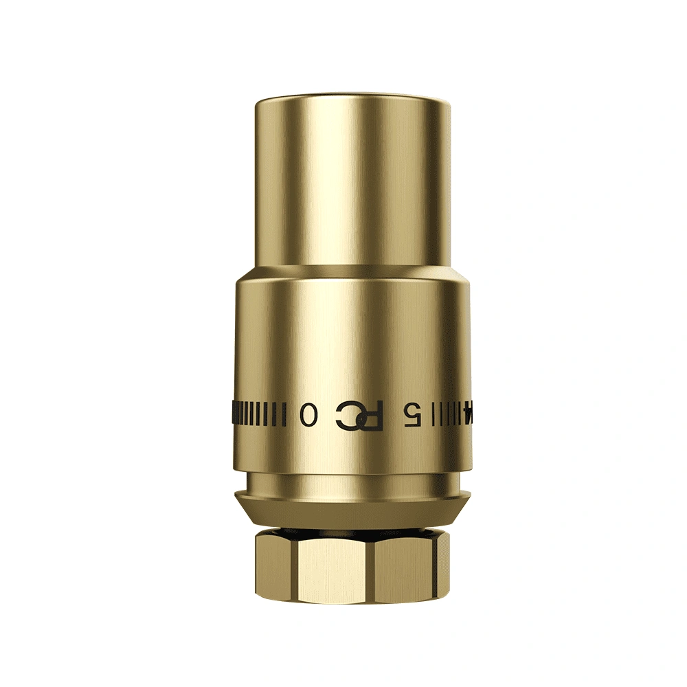 Термостатическая головка CRISTAL М30х1,5, цвет золото, Primoclima Armature