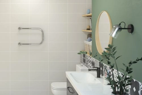 Полотенцесушитель П-образный 320х450, G 1" резьба-сгон Стилье