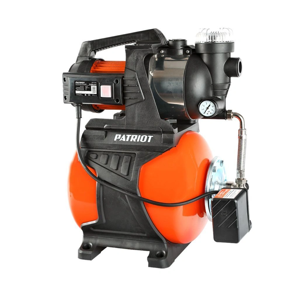 Станция насосная PW 850-24 ST, насосная часть - пластик / нерж. сталь, мощность: 850 Вт PATRIOT