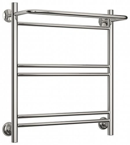 Полотенцусушитель водяной "Версия - Н1" 600х500 (полка+1+2+2 перекладин) П 16, нержавеющая сталь, Стилье
