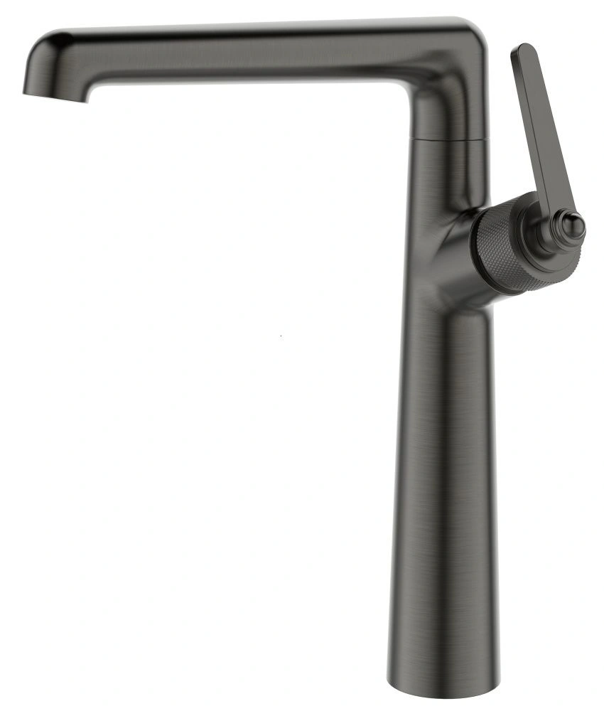 Смеситель для раковины Bangkok высокий (h=248мм), цвет Gun metal, ESKO