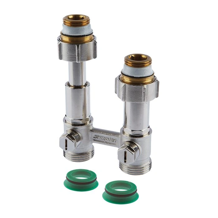 Узел нижнего подключения DT2/50 телескопический прямой, ВР3/4х3/4НР Simplex (F10084)