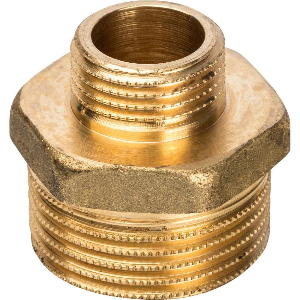 Ниппель НР-НР   1х1/2 латунь) STOUT