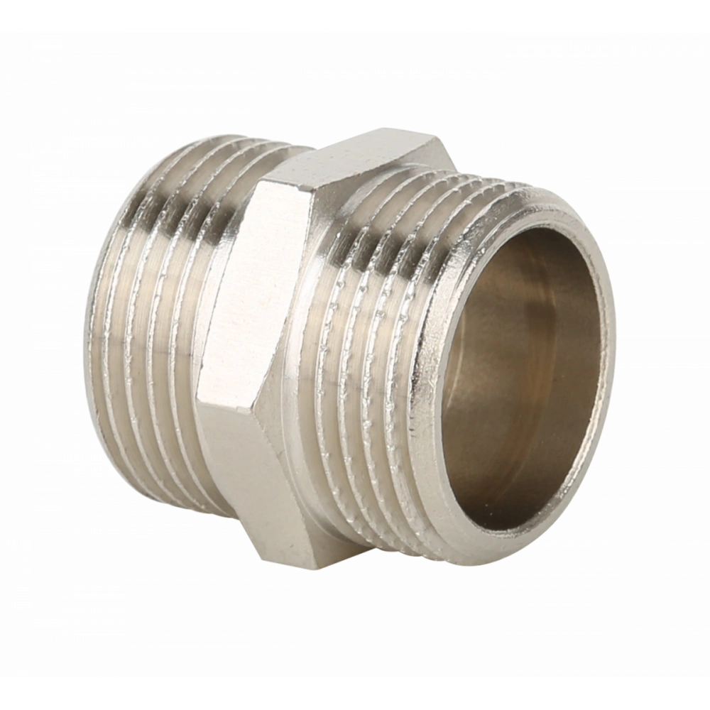 Ниппель НН 1/2х1/2 (никель) Gappo