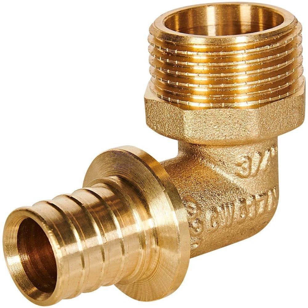 Угол переходной 20-3/4 НР латунь Rommer