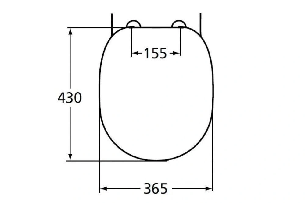 Сиденье с крышкой Connect, тонкое дюропласт (soft close), IDEAL STANDARD