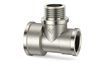 Тройник переходной ВР-НР-ВР 3/4х1/2х1/2 (никель) Varmega