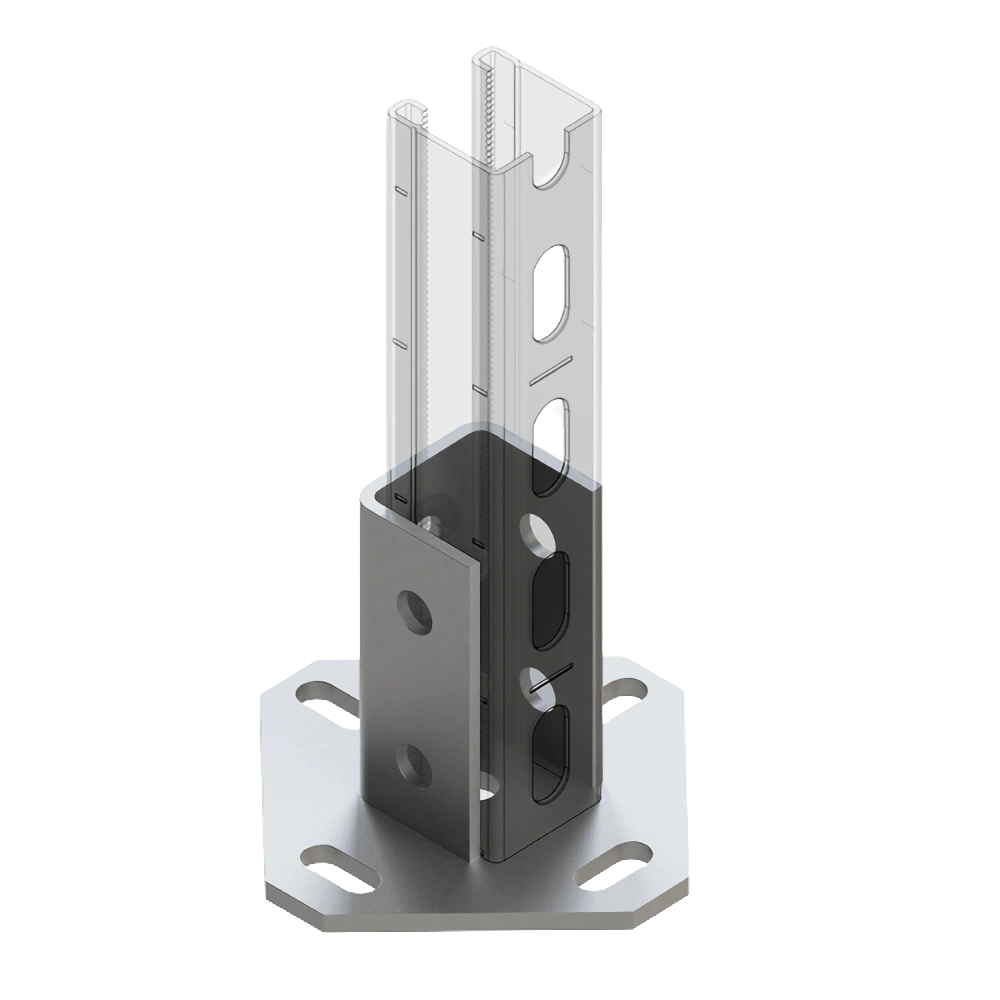 Фланец седельный универсальный TSF U 38-41 6F6, Termoclip