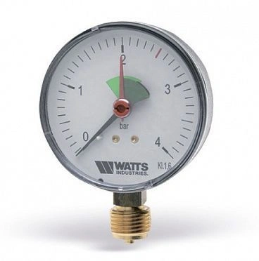 Манометр F+R201 63/04 (1/4", 0-4 бар) (MHR), Watts