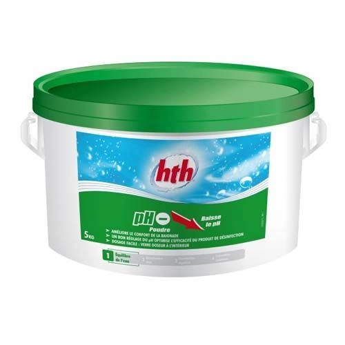 pH минус порошок, 5кг, hth