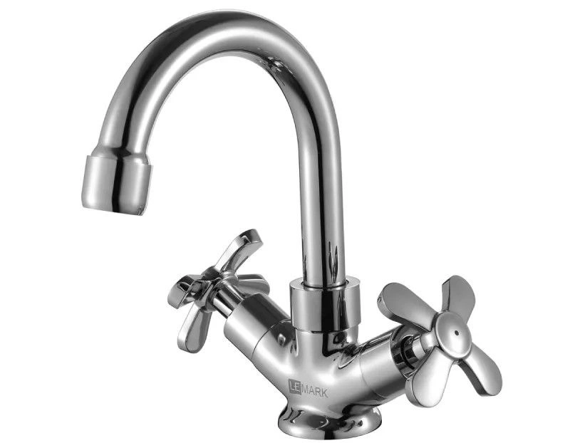 Смеситель для умывальника Partner хром, LEMARK