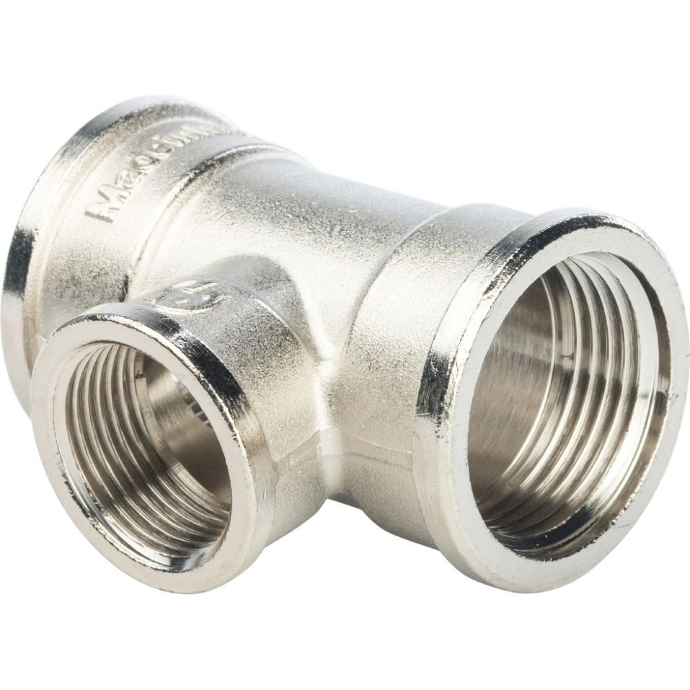 Тройник переходной ВВ 1х3/4х1 (никель) Stout