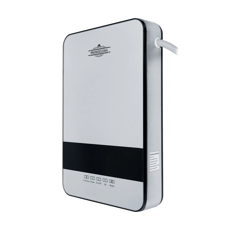 Водонагреватель проточный AQUA 8,5 кВт, 220 В, серебристый PRIMOCLIMA 