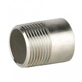 Ниппель под приварку DN 3/4, PN20, нерж. сталь AISI316, DN трубы - 26,7 мм