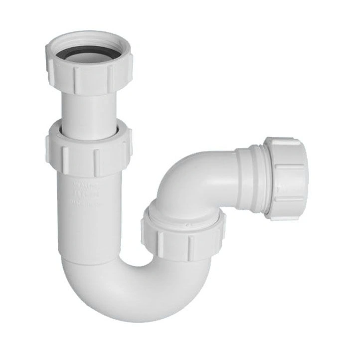 Сифон трубный P-образный (1 1/4"х32мм) без выпуска, вых. компрессионный 32 McAlpine