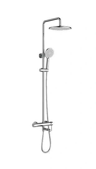 Душевая система для ванны с изливом, хром, RAGLO 