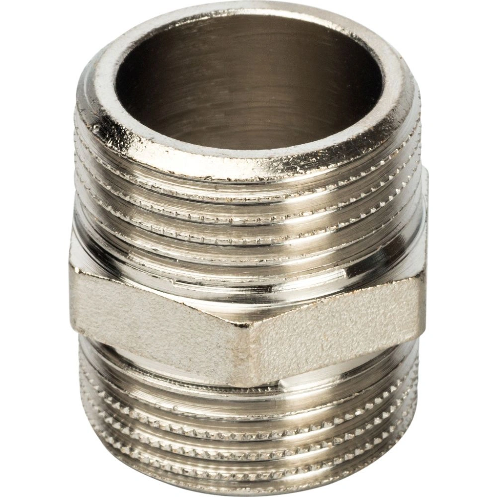 Ниппель НН 3/4х3/4 (никель) Stout