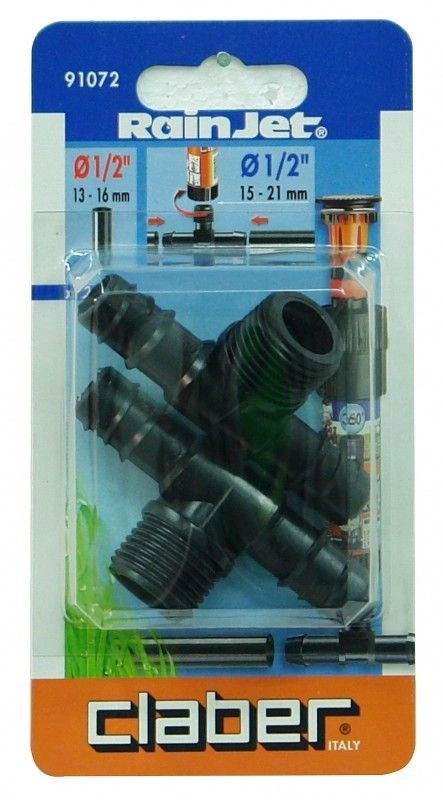 Тройник с одним выходом на нр 1/2 (2 шт) BL