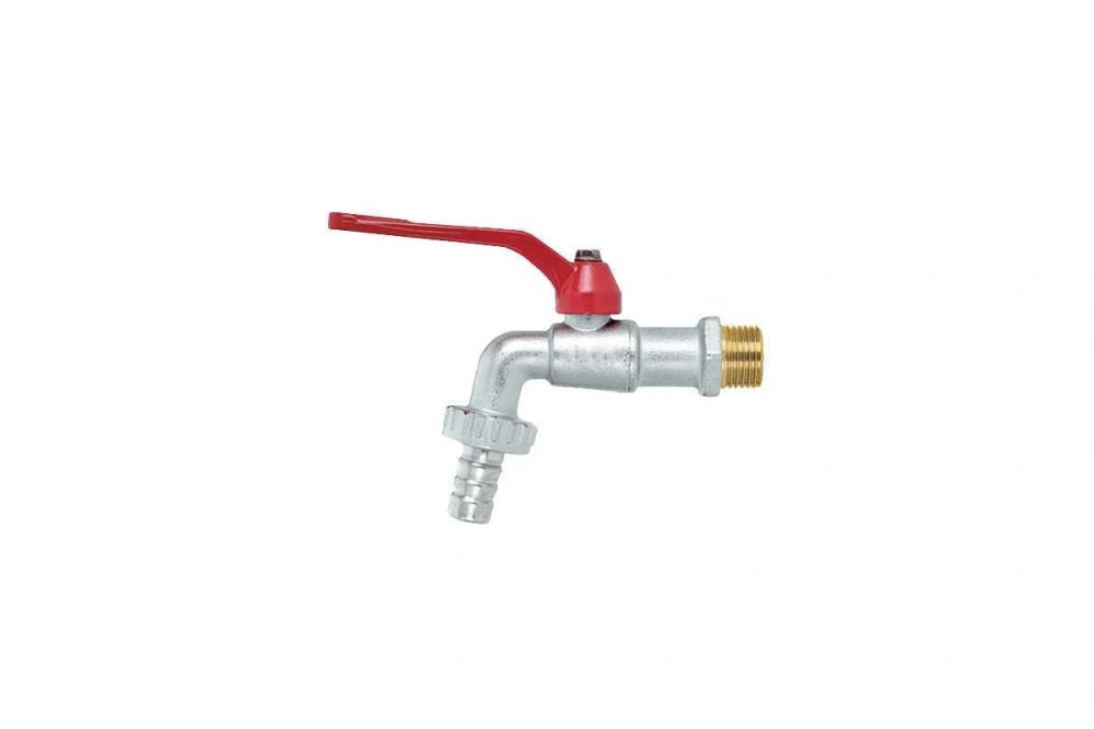 Кран водоразборный Н 3/4" со штуцером ручка  FIV