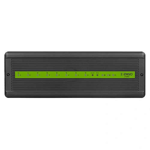 Центр коммутации с 6-тью беспроводными зонами ZigBee + 2-мя проводными зоны, 230 В. ENGO