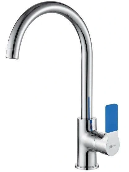 Смеситель для кухни AURA, с поворотным изливом, хром, LEMARK