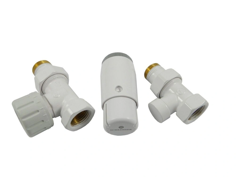 Комплект проходной БЕЛЫЙ DN15 GZ1/2 x GW1/2 с головкой MINI M30x1,5 Standard Mini Schlosser
