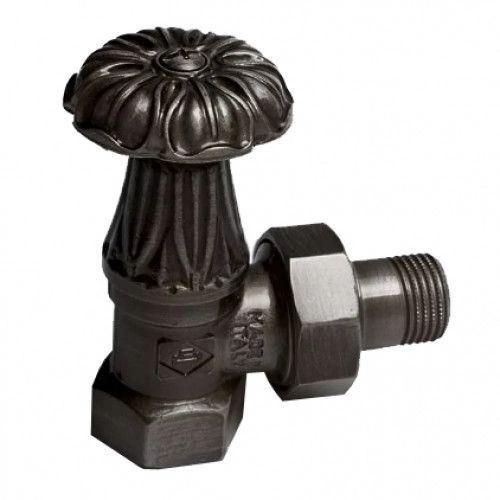 Вентиль латунный Artistic 3/4'F угловой верхний, Антрацит, Carlo Poletti 