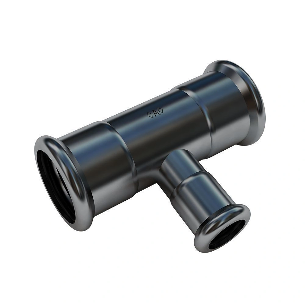 Тройник press 35х15х35 нерж. IBP