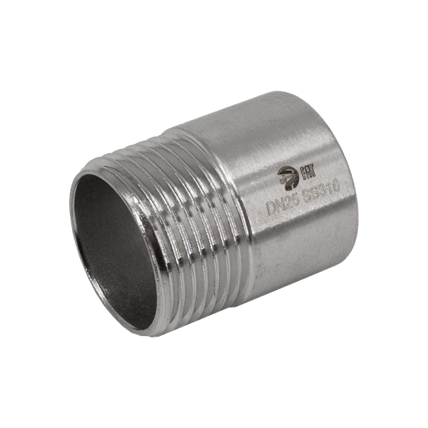 Ниппель приварной НР 1" PN16 нерж. сталь AISI316