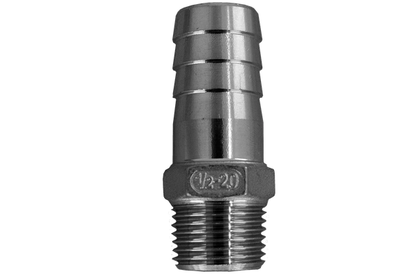 Штуцер елочка 1"х15mm PN16   нерж. сталь AISI304