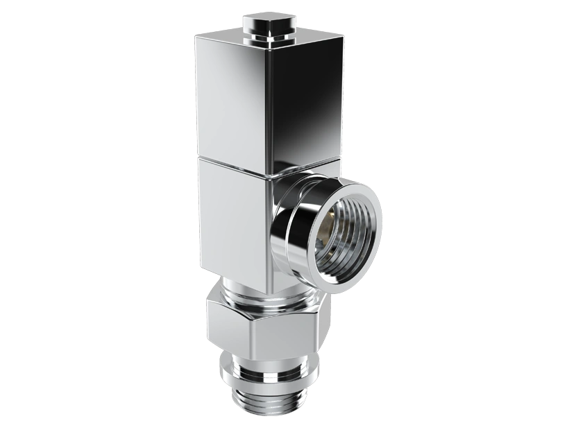 Вентиль ручной регулировки осевой 1/2" ручка КУБ Royal Thermo