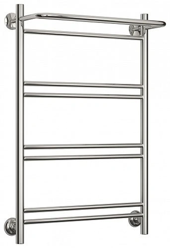 Полотенцесушитель "Версия - Н1" 800х500 (полка+1+2+2+2 перекладин) нержавеющая сталь, полировка, Стилье